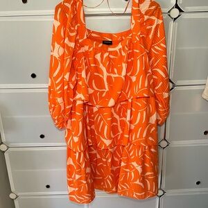 Orange dress